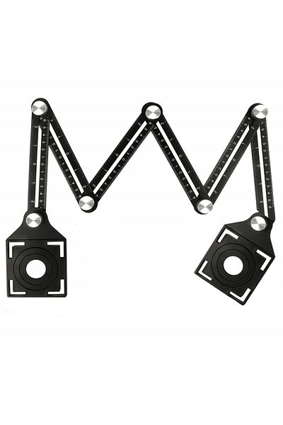 Plastik Components T.T. Foldable metal system for marking holes in ceramic tiles, 2 heads PLASTIK COMPONENTS