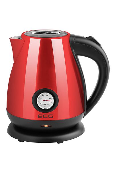 ECG Electric kettle ECG RK 1705 Metallico Rosso, 1.7 liters, 2200 W, stainless steel