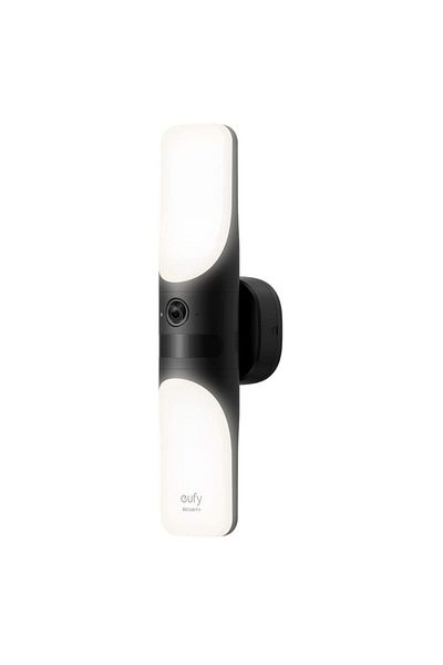 eufy Lampă de perete de securitate Cam S100, cu cameră de supraveghere integrată, rezoluție 2k, inteligență artificială