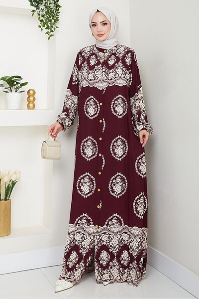 Bestenur Φόρεμα Ravel Woven Viscose 1547 - Plum