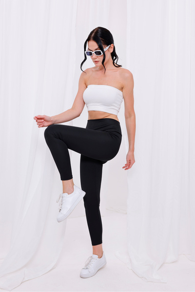 happinice Women's black Shaping / Sculpting high waist women's casual and sports leggings