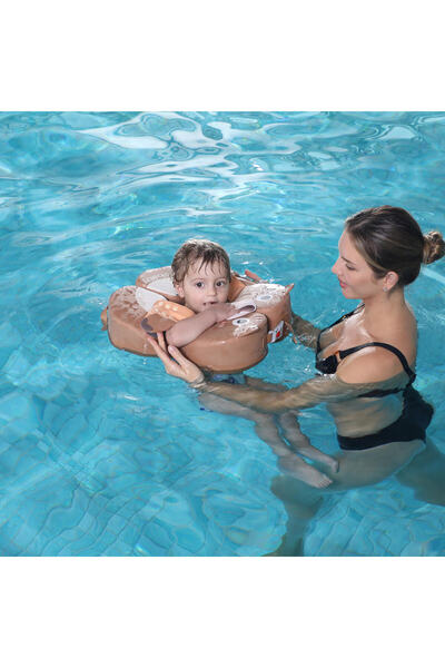 Schulzz Mambobaby Brown جديد للأطفال مع قفل أمان للسباحة وحزام أمان للسباحة