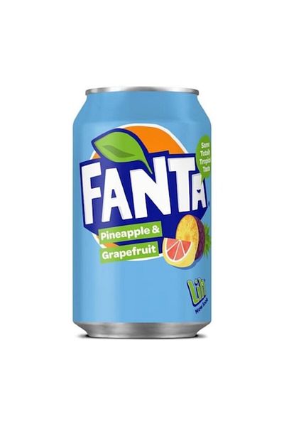 Fanta Fanta Pineapple & Grapefruit, Carbonated Drink, 330ml