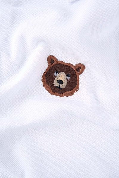WWF Market Μπλουζάκι με γιακά μπλε Polo - Λευκό