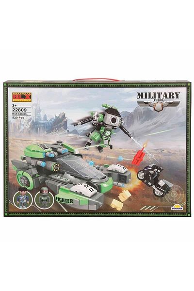 sunman oyuncak War Spacecraft Robot and Motorcycle 22809 520 Parts 00004409