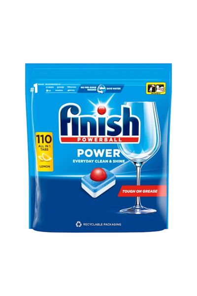 Finish Powerball All In 1 Lemon Sparkle 110 tablete pentru mașina de spălat vase