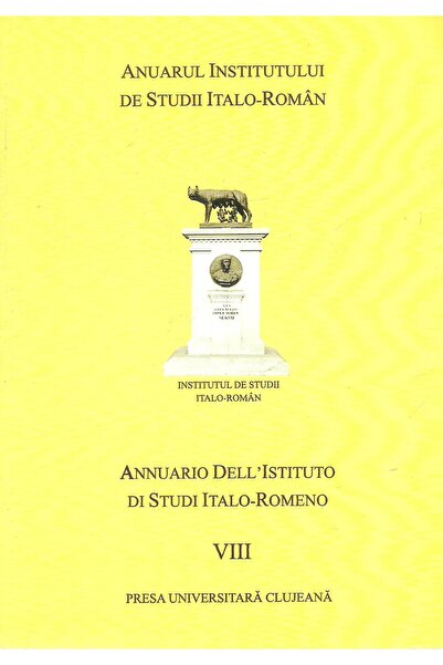 Editura Presa Universitara Clujeana ANUARUL INSTITUTULUI ITALO-ROMAN / ANNUAR...