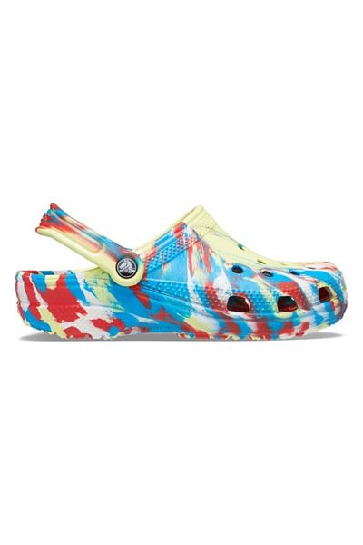 Crocs Clogs Crocs Classic Marbled Clog 37-38 EU - M5/W7 US Multicolor - Sulphur/Multi