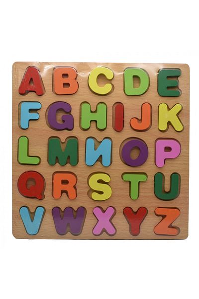 OEM Tablă de puzzle din lemn cu alfabet