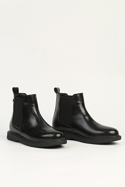 Pierre Cardin Siyah Parlak Kadın Bot PC-54116