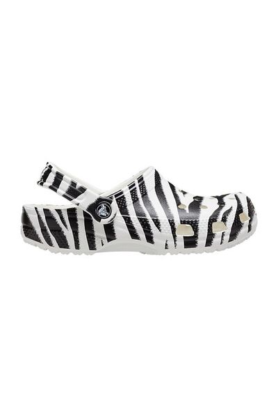 Crocs Clogs Crocs Classic Animal Print Clog 46-47 EU - M12 US Multicolor - White/Zebra Print