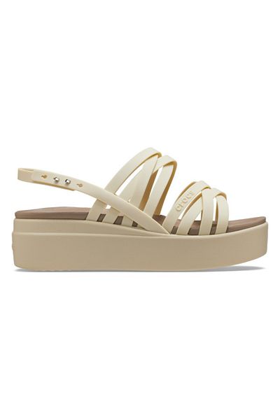 Crocs Sandale cu platformă joasă Brooklyn Strappy - Os