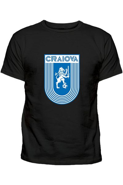 Efendioğlu Design Universitatea Craiova Club Big Printed Men's Cotton Tshirt