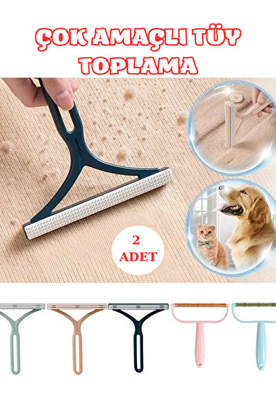 ego home Silikon Çift Taraflı Tiftik Ve Tüy Toparlayıcı Kedi Köpek Tüy Toplam...
