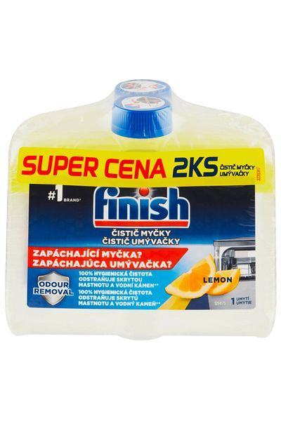 Finish Lemon Duo Dishwasher Cleaner 2x250ml
