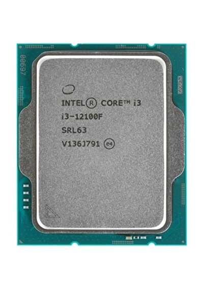 Intel Core İ3 12100F 3.3 Ghz 4 Çekirdek 12Mb Cache Lga1700 Soket 10Nm Kutulu ...