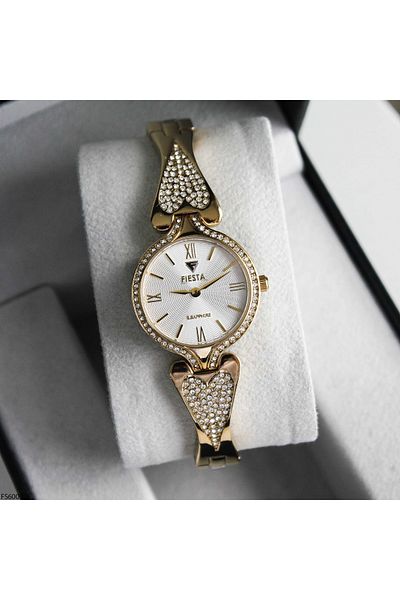 Fiesta Fs600986 Women's Wrist Watch with Steel Band