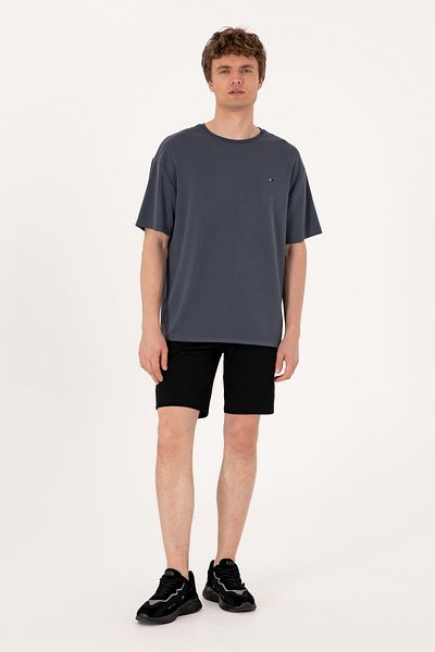 U.S. Polo Assn. Men's Black Knitted Shorts 50298062-Vr046