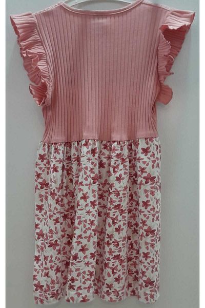 VOL Summer Robes with Buttons and Patterned Dress