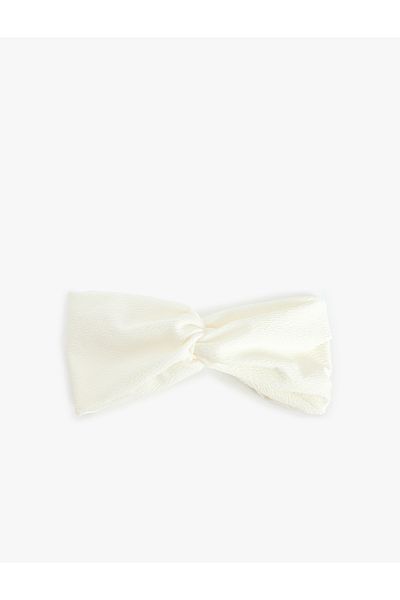 Koton Textured Headband with Knot Detail