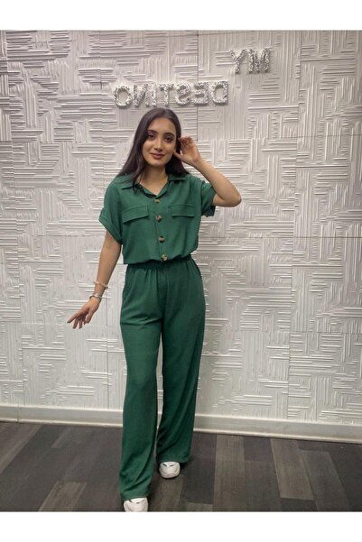 Genel Markalar Kısa Kollu Yazlık Bürümcük Tulum