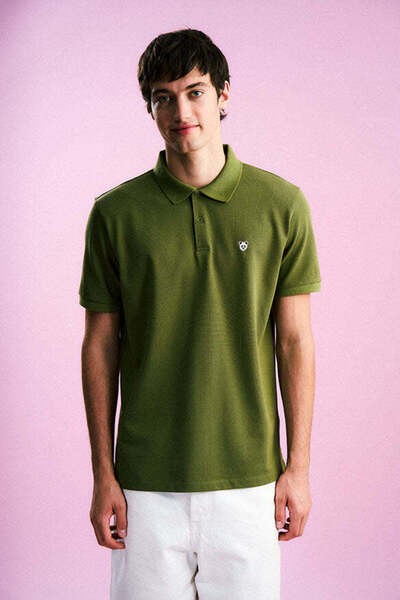 WWF Market Μπλουζάκι Panda Polo Collar - Χακί