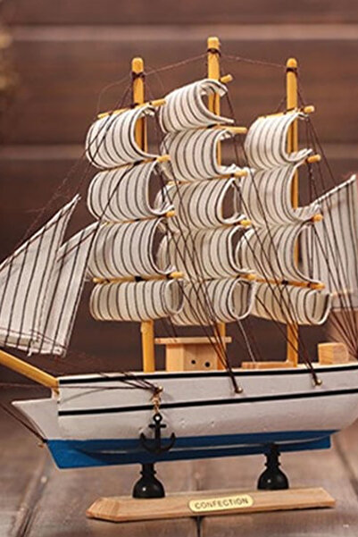CİYU TİCARET Ahşap dekoratif yelkenli gemi yelkenli gulet ahşap gemi dekor he...