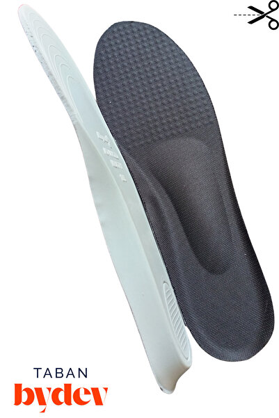 Bydev Taban By-1806 - Yumuşak Ortopedik Tabanlık, İş Ayakkabısı ve Bot İçin Özel Üretim 43-47 Numara uyumlu