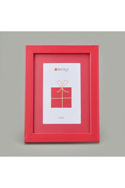 Evidea Deco Wooden Frame - Red - 13X18 cm