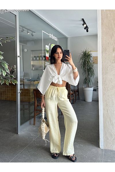 mydukkan.co Patterned Shiny Trousers