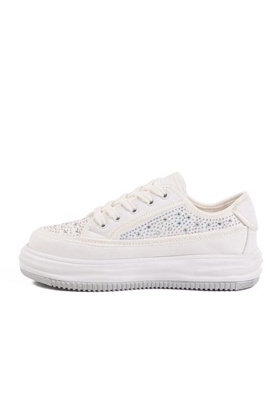 AYAKMOD Pantofi sport albi pentru femei Lady 526 Z