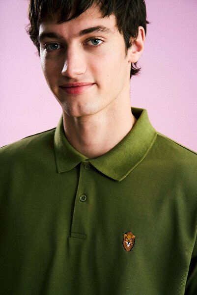 WWF Market T-Shirt Πόλο Λιοντάρι - Χακί