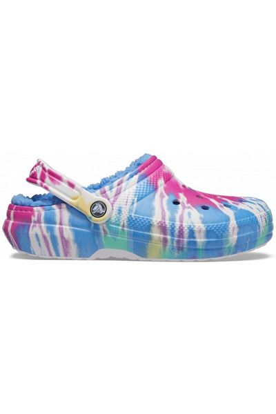 Crocs Clogs Crocs Classic Tie-Dye Lined Clog 43-44 EU - M10/W12 US Multicolor - Powder Blue/Multi