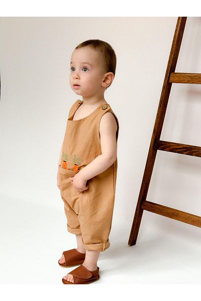 MiaBaby Embroidered Summer Efil Jumpsuit