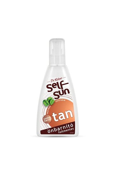 Dr. Kelen Autobronzant Tan SelfSun Dr.Kelen, cu cafea verde si vitamina E, bronz decorativ, fara pete, 150 ml