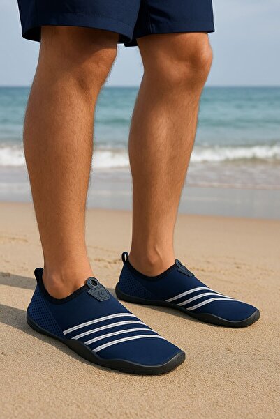 LETAO Παπούτσια νερού με αντιολισθητική σόλα Enigma Navy Blue Unisex Quick Dry | Παραλία θαλάσσιας πισίνας
