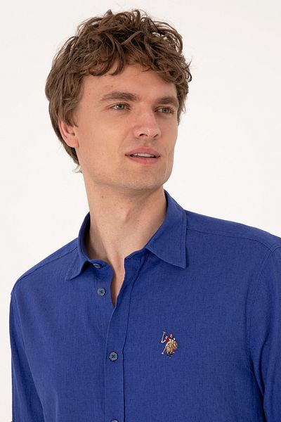 U.S. Polo Assn. Ανδρικό μπλουζάκι με μακρυμάνικο βασικό πουκάμισο 50297868-VR212