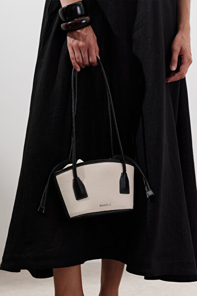 Manuka Canvas Mini Bucket Bag Beige