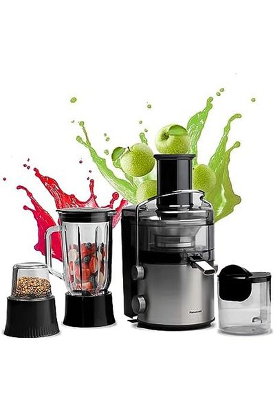 PANASONIC 1000W, 3 in 1 Juicer Blender with Full Metal Spinner for healthy living; 2.0L Large capaci