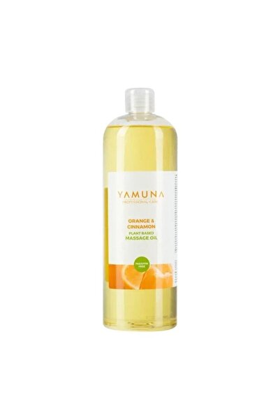 Yamuna Ulei de masaj Yamuna, Portocală și Scorțișoară, Îmbunătățește Circulația și Vindecarea Celulitei, 1000 ml