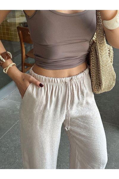 mydukkan.co Patterned Shiny Trousers