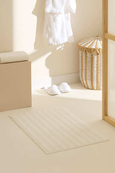 Kaşmir Home فري فوطة القدم 2 قطعة أوف وايت