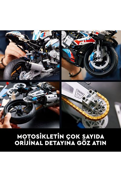 UZUNKAYA HOME Technic Bmw m 1000 Rr Collectible Creative Model Building Kit for Adults (1921 Pieces)