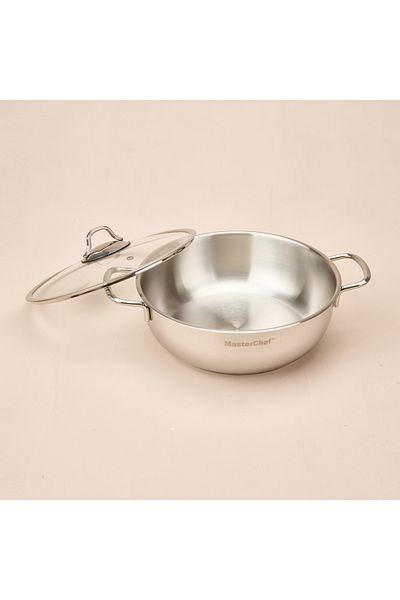 Masterchef Stainless Steel Carnivore Pot - Gray - 26 cm