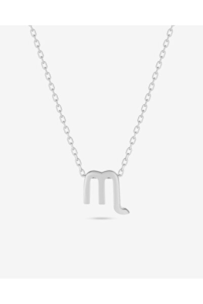 MEKS JEWELS Gümüş Akrep Burcu Kolyesi