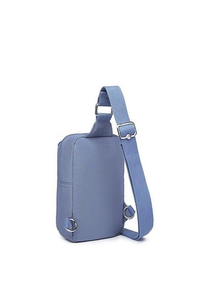 SMART BAGS Geantă de corp pentru femei Crinkle Jeans-albastru Smb3105