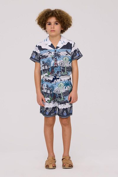 Nebbati BG Store Boys Patterned Shorts