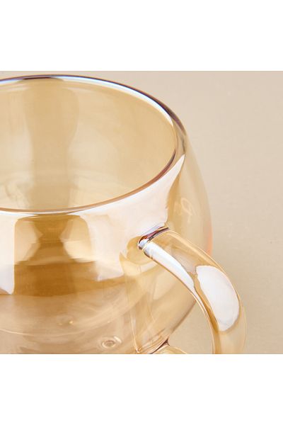 Perotti Double Skin Mug - Amber - 280 ml