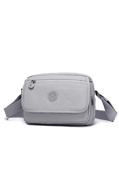 SMART BAGS Geantă de damă Crinkle Fabric BC 3166 - Gri deschis