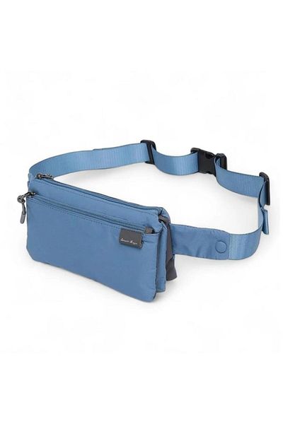 SMART BAGS Extra Light Fabric Unisex Waist Bag Bc 3149 - Jeans Blue